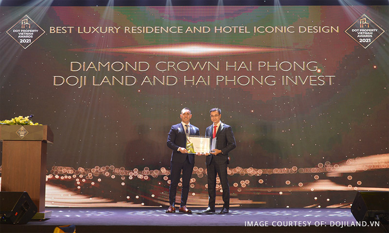 Diamond Crown Plaza in Hai Phong, Awarded 2021 Best Luxury Residence and Hotel Iconic Design in Vietnam
